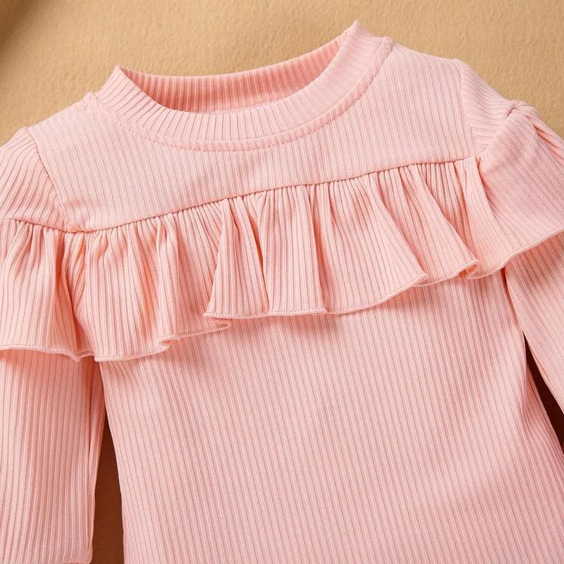 2-piece Solid Bodysuit & Pants for Baby Girl