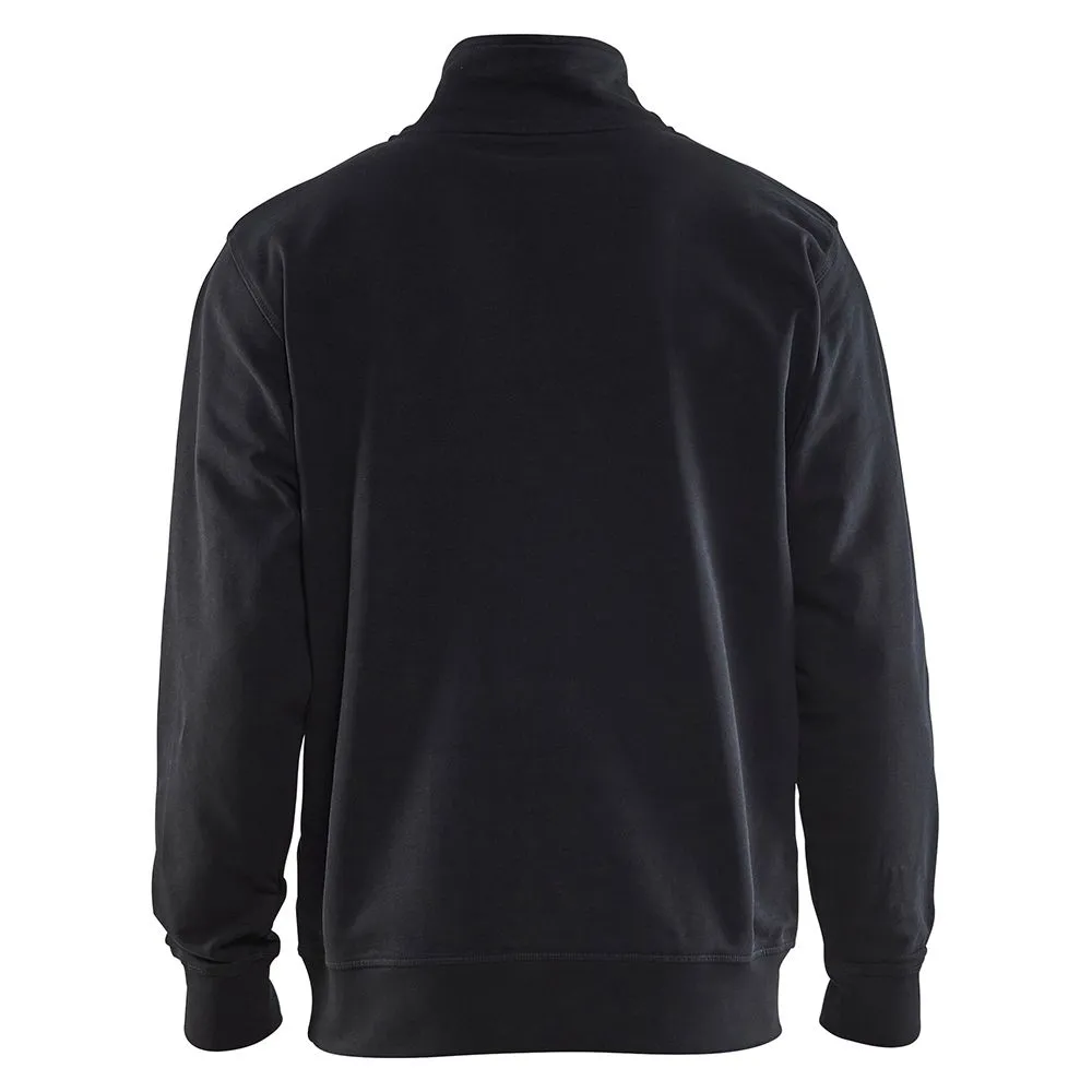 Bl&#xE5;kl&#xE4;der&#x20;3353-1158&#x20;Sweatshirt&#x20;Half-Zip&#x20;-&#x20;Black&#x2F;High&#x20;Vis&#x20;Yellow