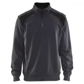 Bl&#xE5;kl&#xE4;der&#x20;3353-1158&#x20;Sweatshirt&#x20;Half-Zip&#x20;-&#x20;Medium&#x20;Grey&#x2F;Black