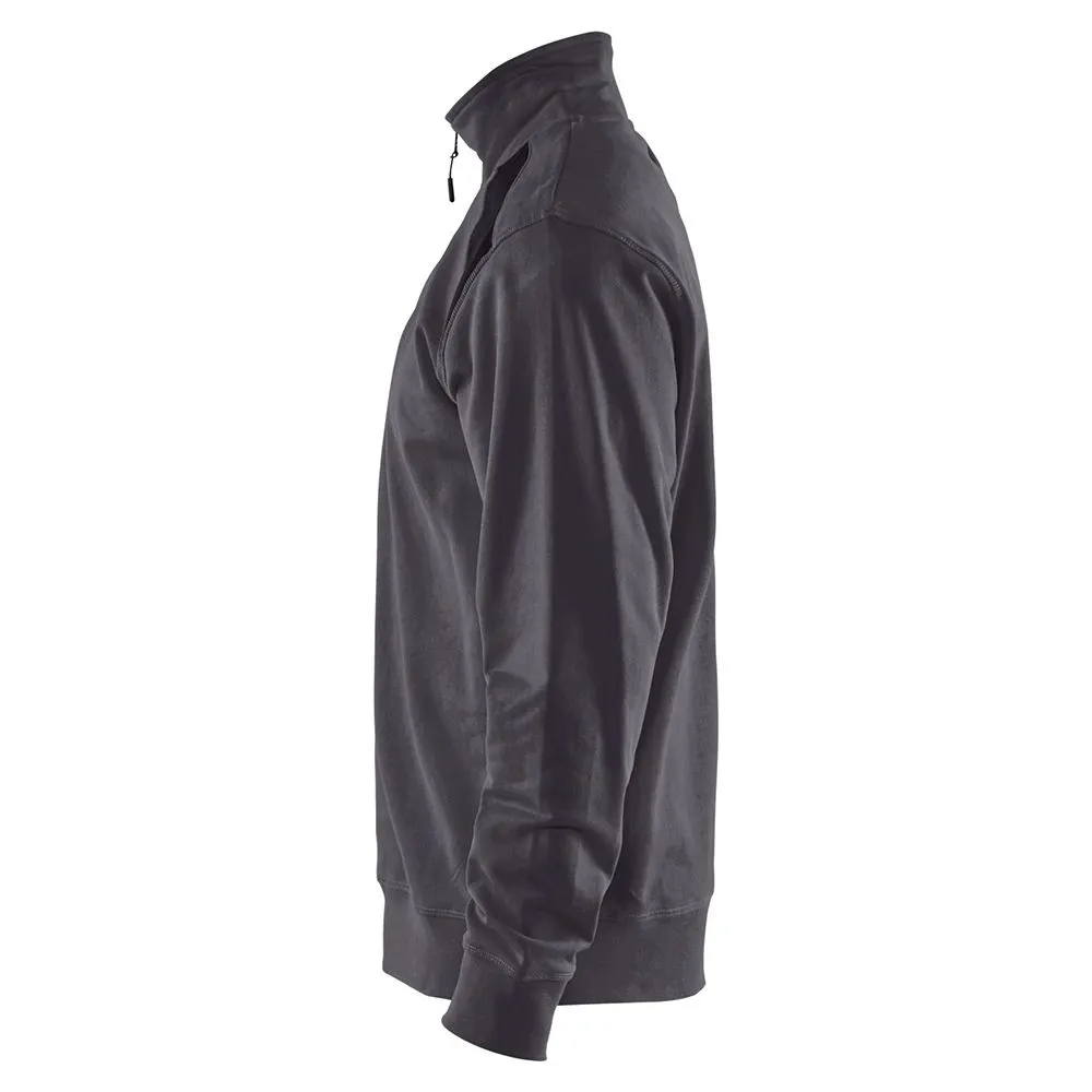 Bl&#xE5;kl&#xE4;der&#x20;3353-1158&#x20;Sweatshirt&#x20;Half-Zip&#x20;-&#x20;Medium&#x20;Grey&#x2F;Black