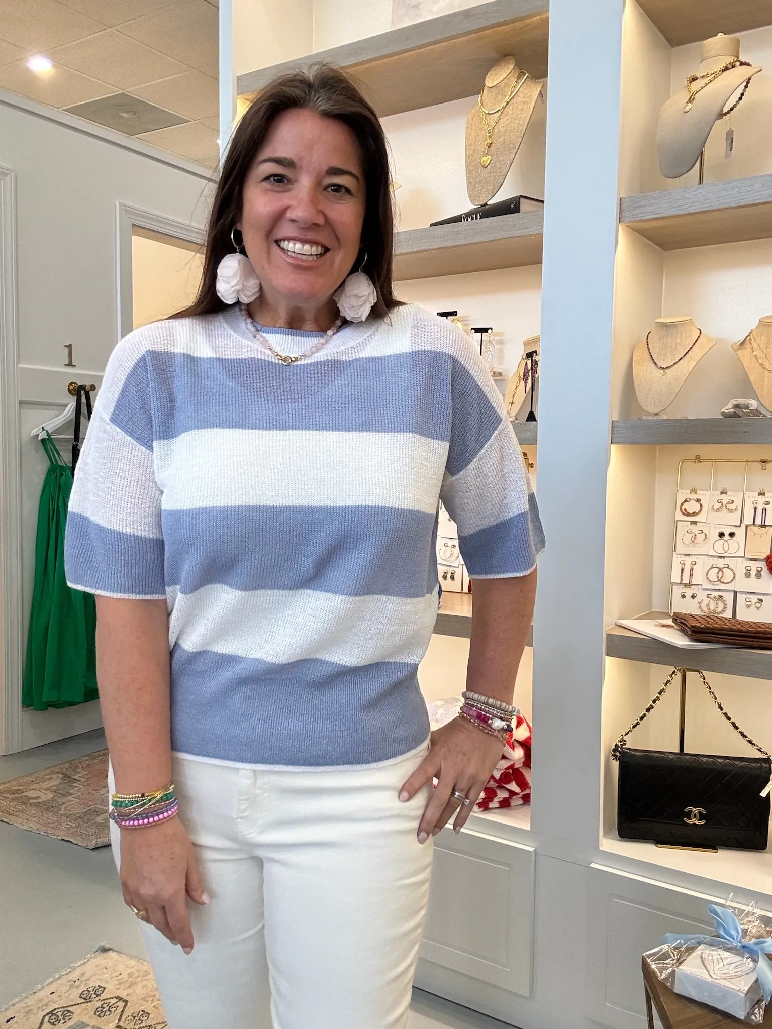 Bliss Rugby Sweater | Whisper Blue