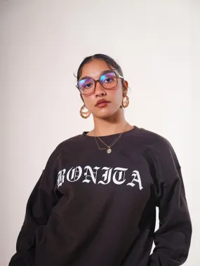 BROWN BONITA ESSENTIAL CREWNECK