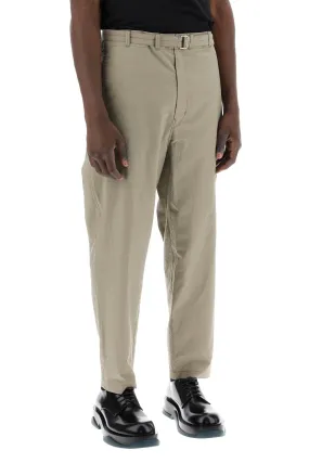 carrot fluid crepe cotton trousers in