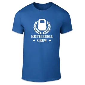 Fashion Design Shipping KETTLEBELL CREW Casual Fit T-Shirt Various Colours and Sizes Gymer Muscle Weights Print Round Neck Man