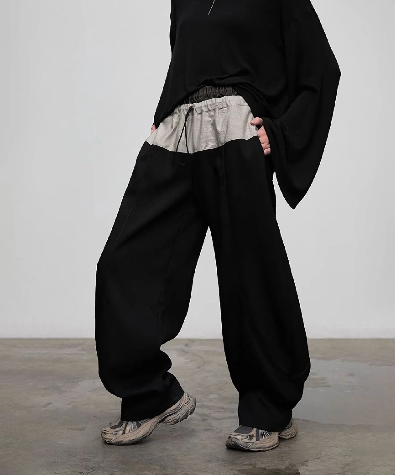 Faux Layered Casual Pants