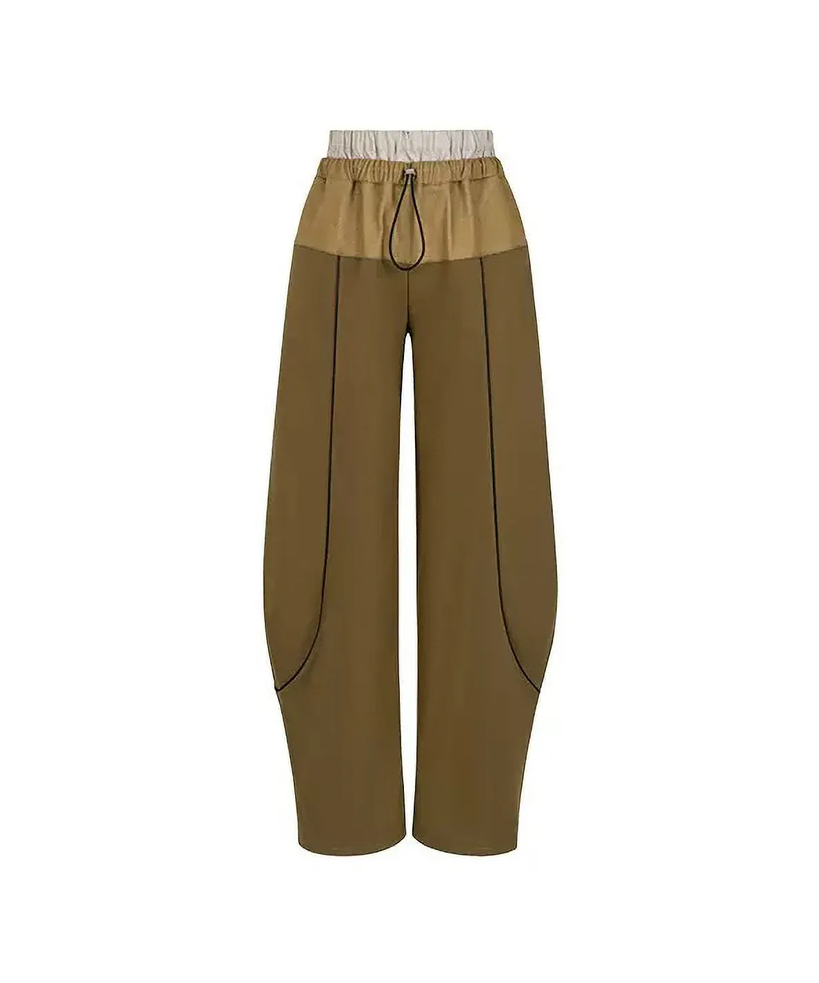 Faux Layered Casual Pants