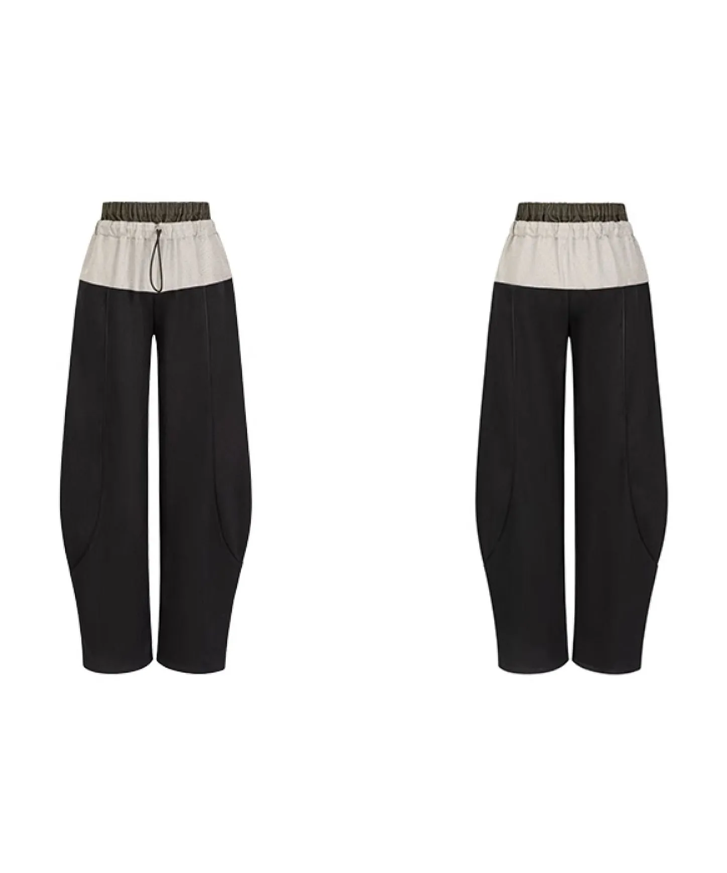 Faux Layered Casual Pants