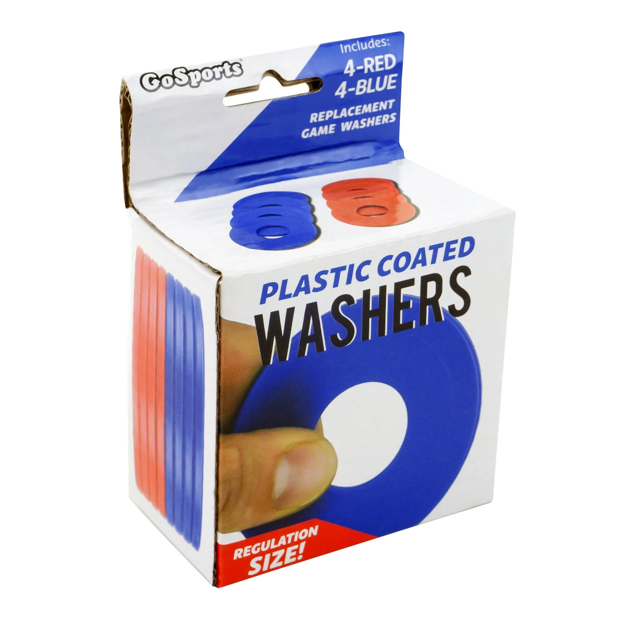GoSports Replacement Washer Set - Plastic Coated Metal