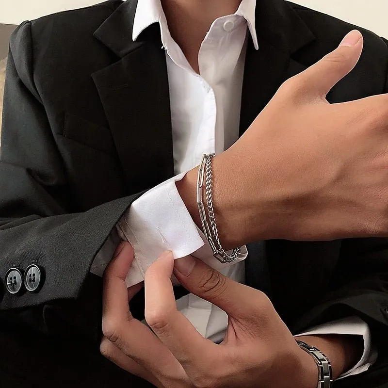 GS No. 70 Double Chain Bracelet