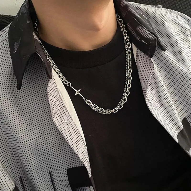 GS No. 83 Pendant Double-layer Necklace