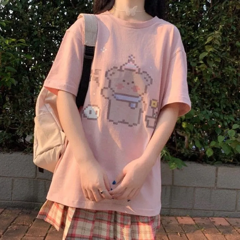 Kawaii Japan Cute Bear T-shirts