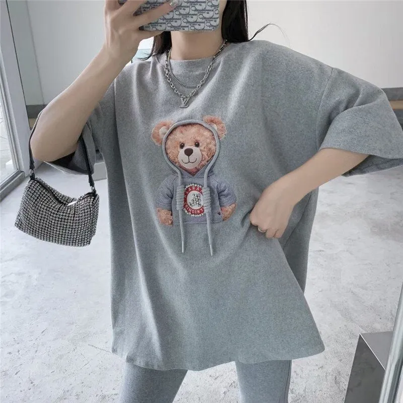 Kawaii Korean Style Bear T-Shirts