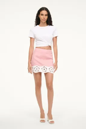 Margaux Linen Skirt Faded Blush