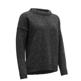 NANSEN WOMANS SPLIT SEAM SWEATERS ANTHRACITE