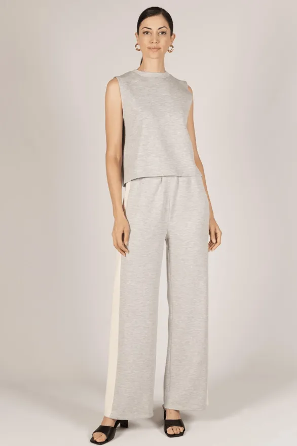 p cill Butter Modal Side Stripe Wide Leg Pants