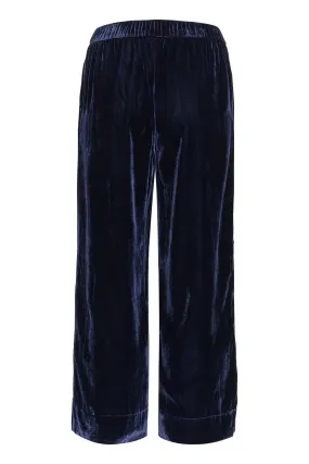 Part Two Lorine Navy Velvet Trousers 30308866
