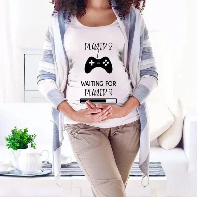 Pregnant Geek Couple Shirts
