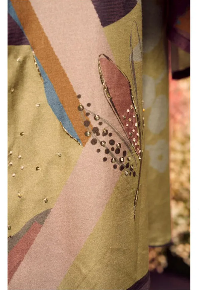 Pure Muslin Party Wear Unstitched Suit Set Material for Women