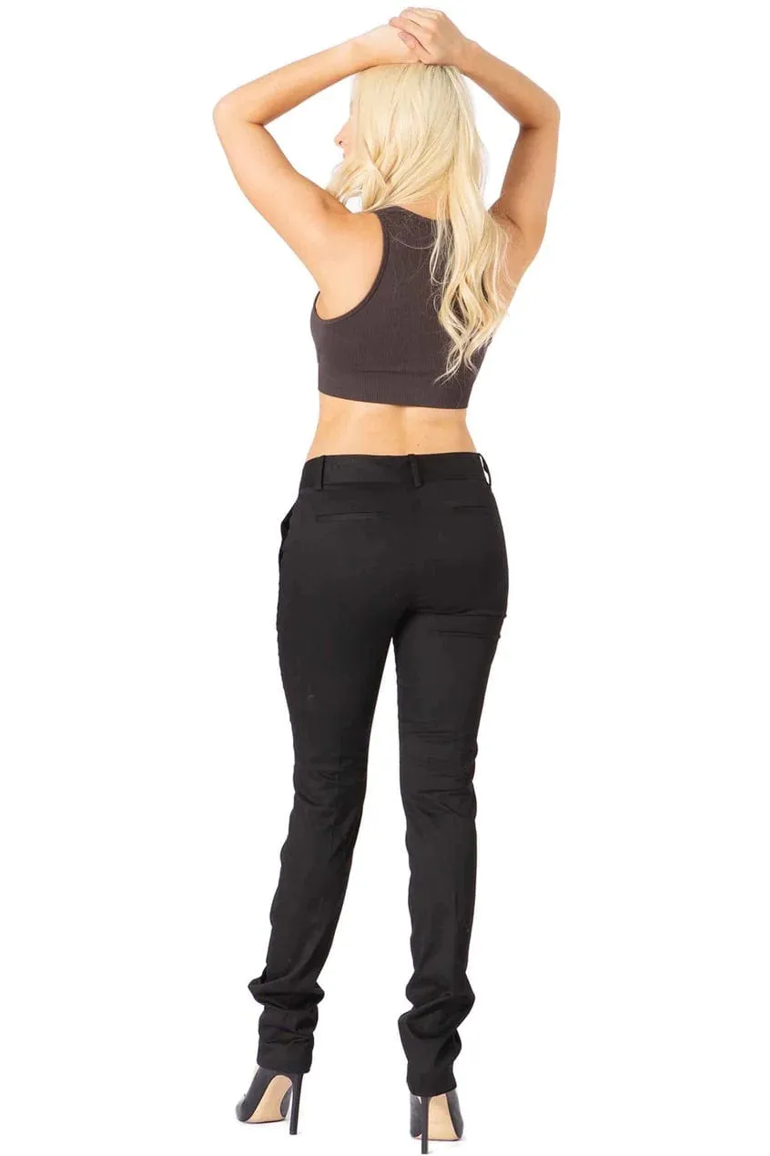 Sateen Skinny Pant