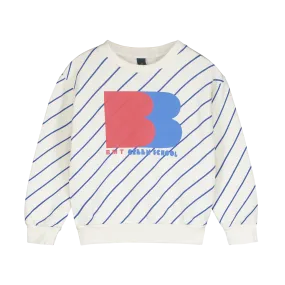 SW02-SWEATSHIRT ALLOVER DIAGONAL -Fog