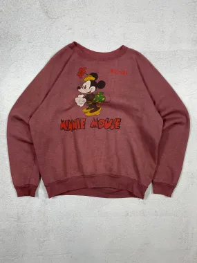 Vintage Dyed Disney Minnie Mouse Crewneck Sweatshirt - Women's XL