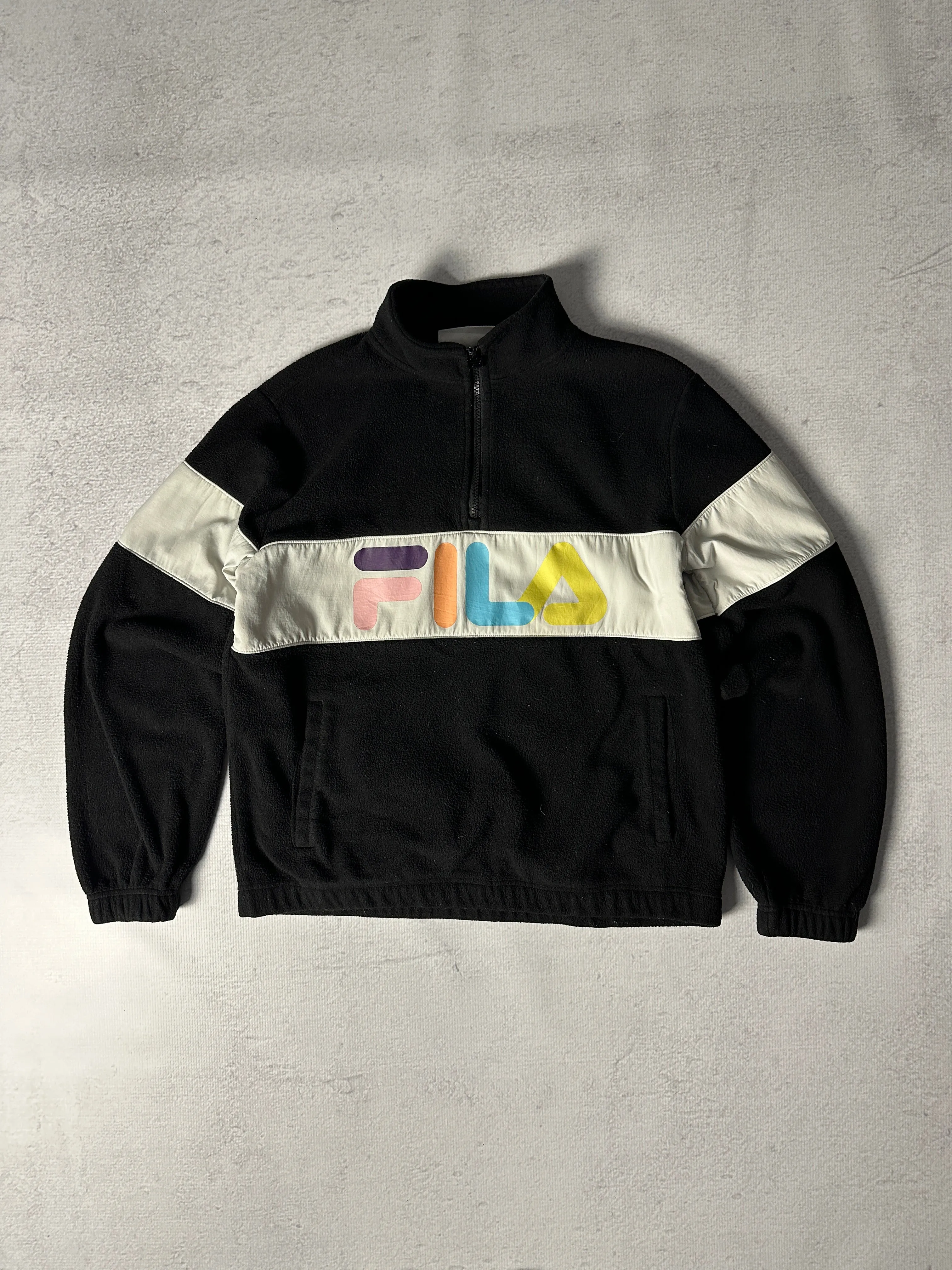Vintage Fila 1/4 Zip Fleece Sweatshirt - Women's Small
